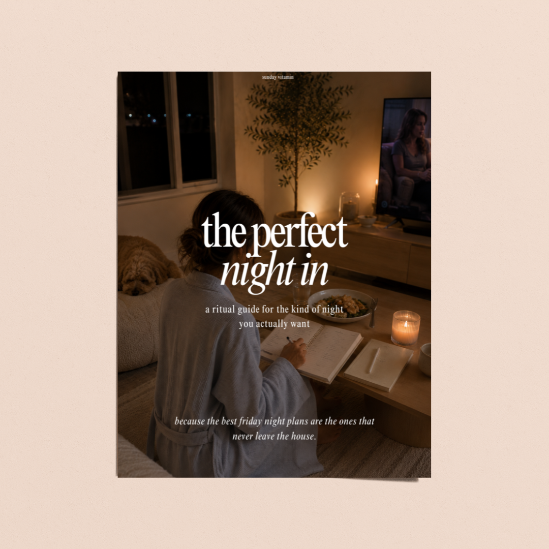 the perfect night in — a ritual guide