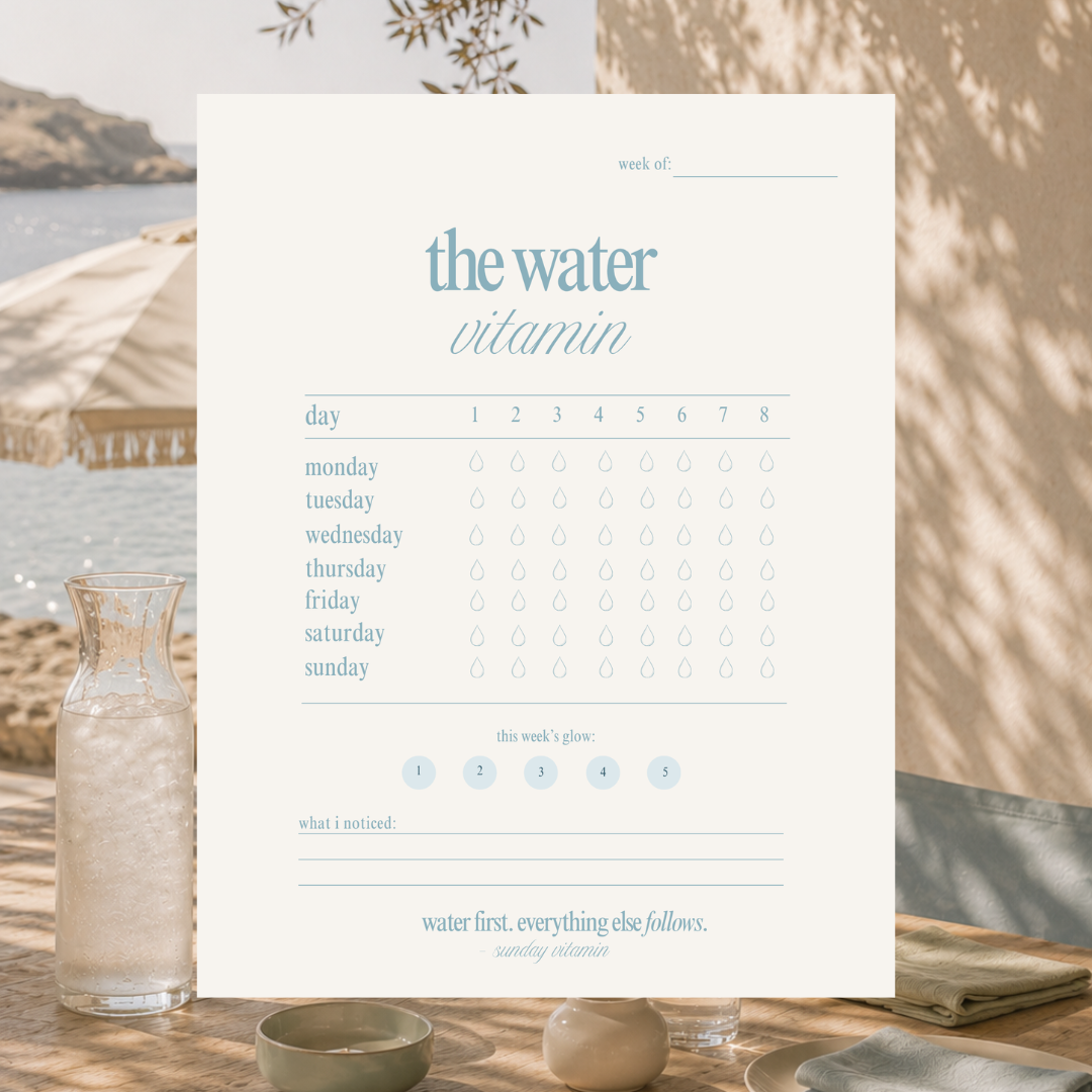 the water vitamin.