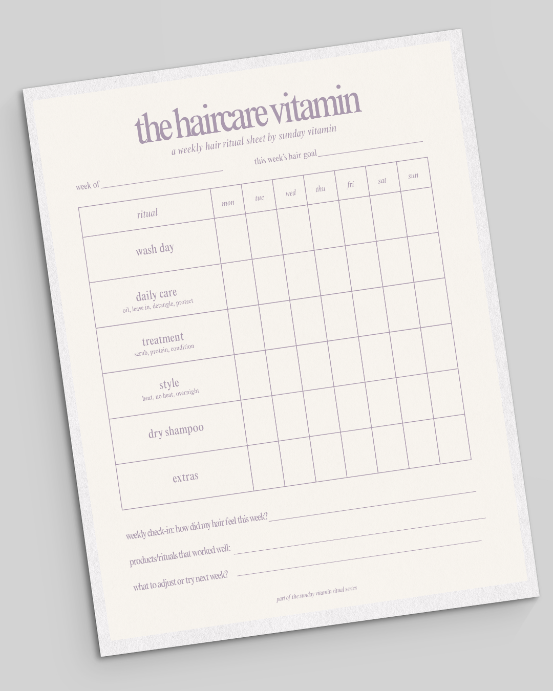 the haircare vitamin