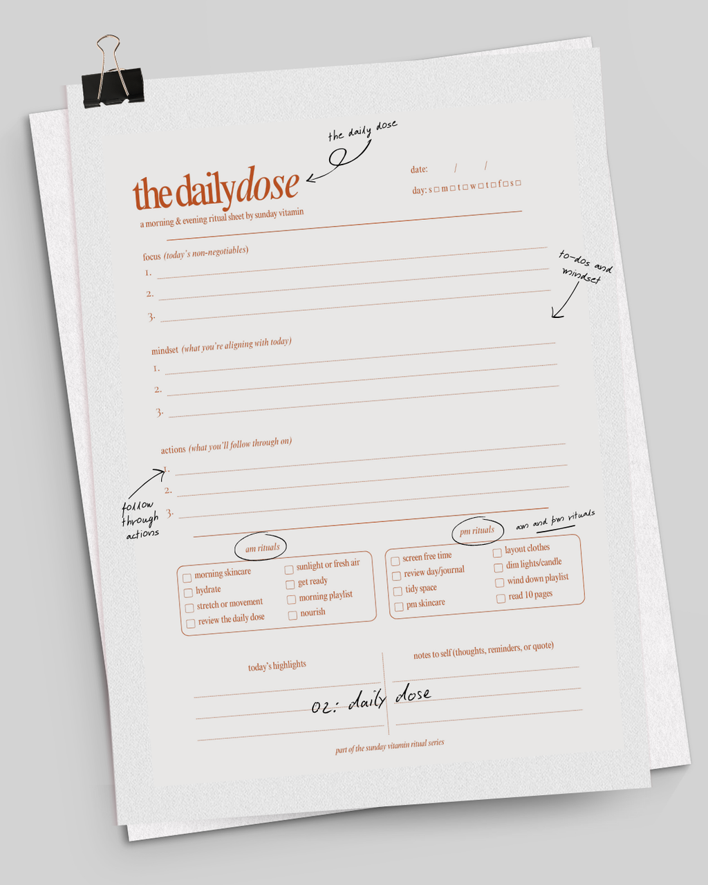 the sunday reset capsule