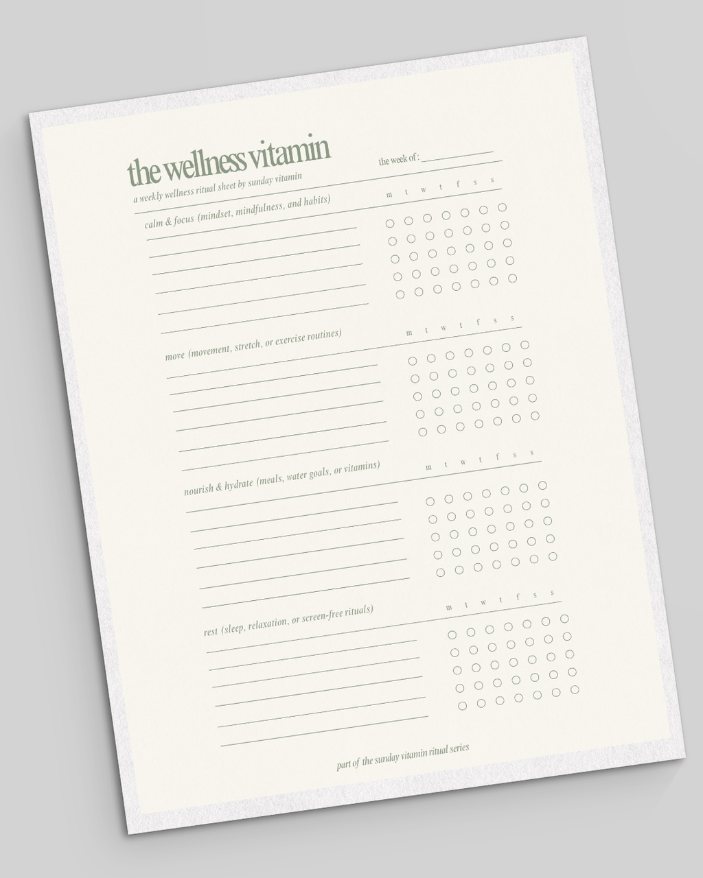 the wellness vitamin