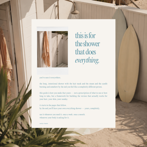 the everything shower — a ritual guide