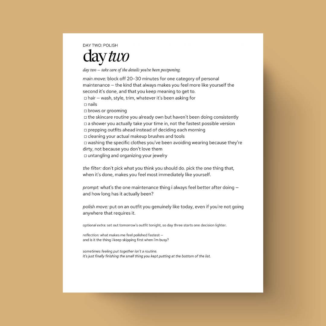 the 7 day edit