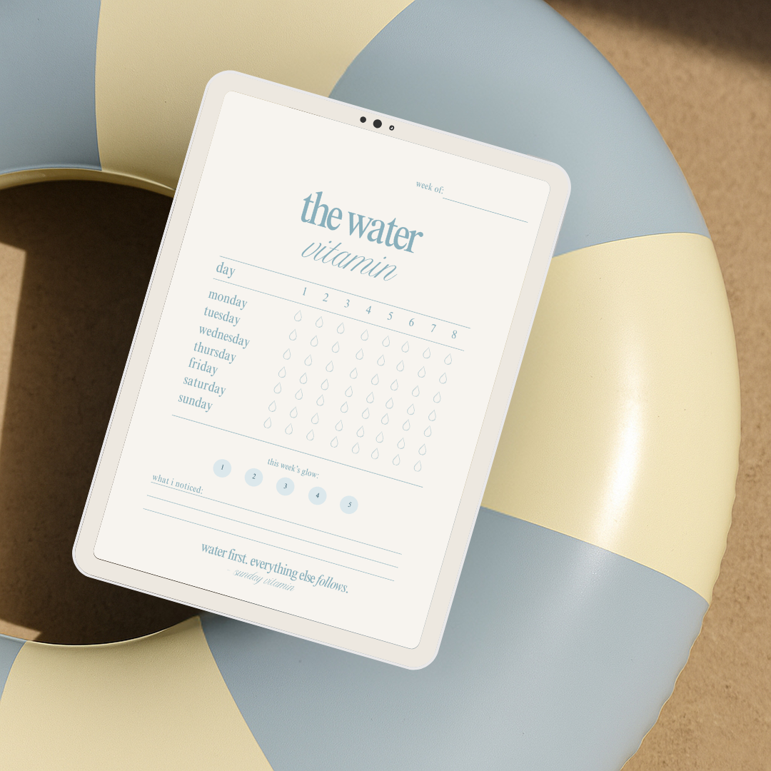 the water vitamin.