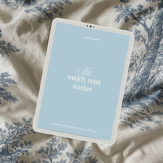 the weekly reset tracker