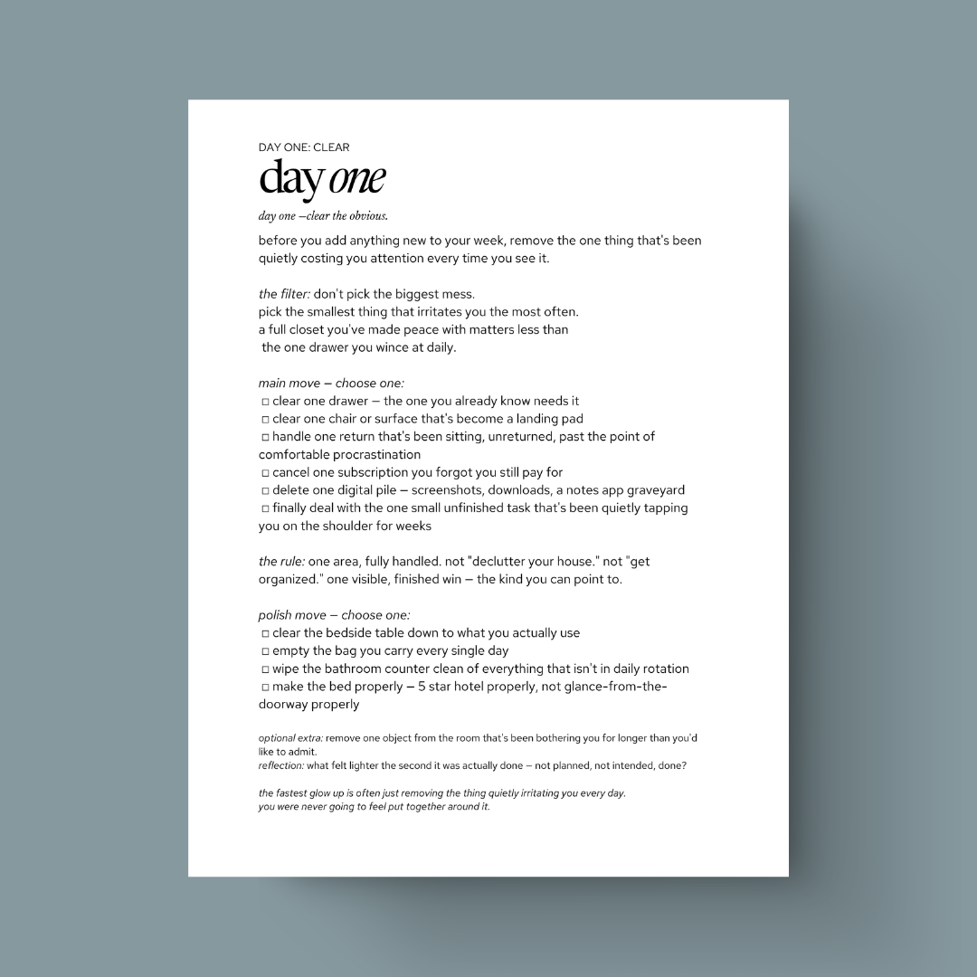 the 7 day edit