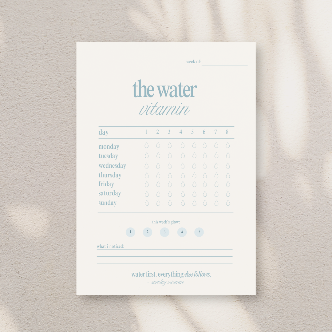 the water vitamin.