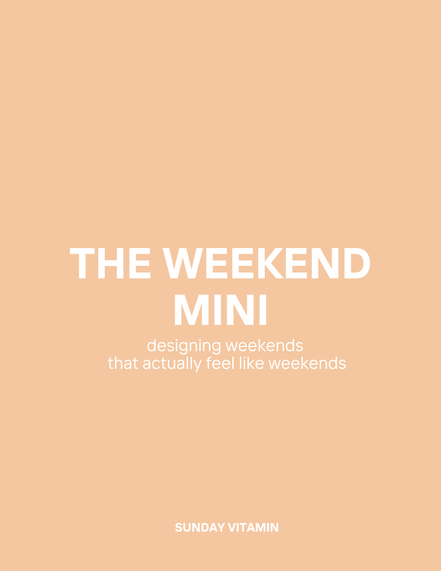 The Weekend Mini